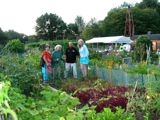 The founder of the garden, Adele